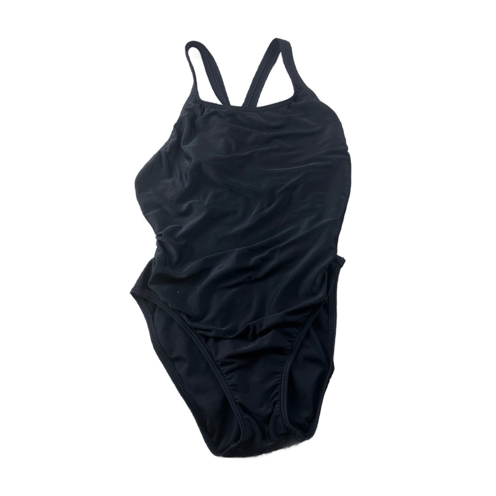 Speedo One Piece Swimsuit‎ Women 12/38 Black Pro LT Racerback Water Sports Beach